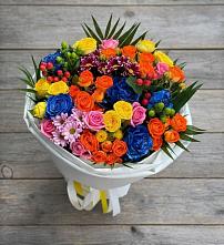 Букет цветов из:  Розы и Хризантемы #REPLACE_PRED# Казани